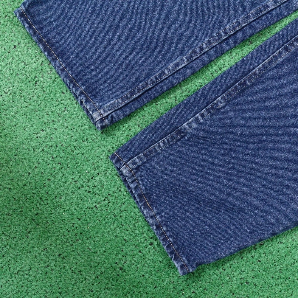 New! Wrangler Jeans Mens 36x30 Blue Relaxed Fit Straight Denim 9760WDR - Picture 3 of 8